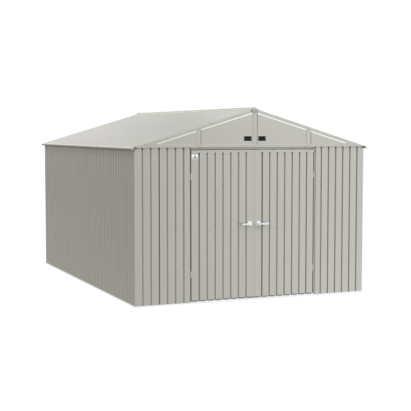 Arrow 10x14 Elite Steel Storage Shed - Cool Grey (EG1014CG)
