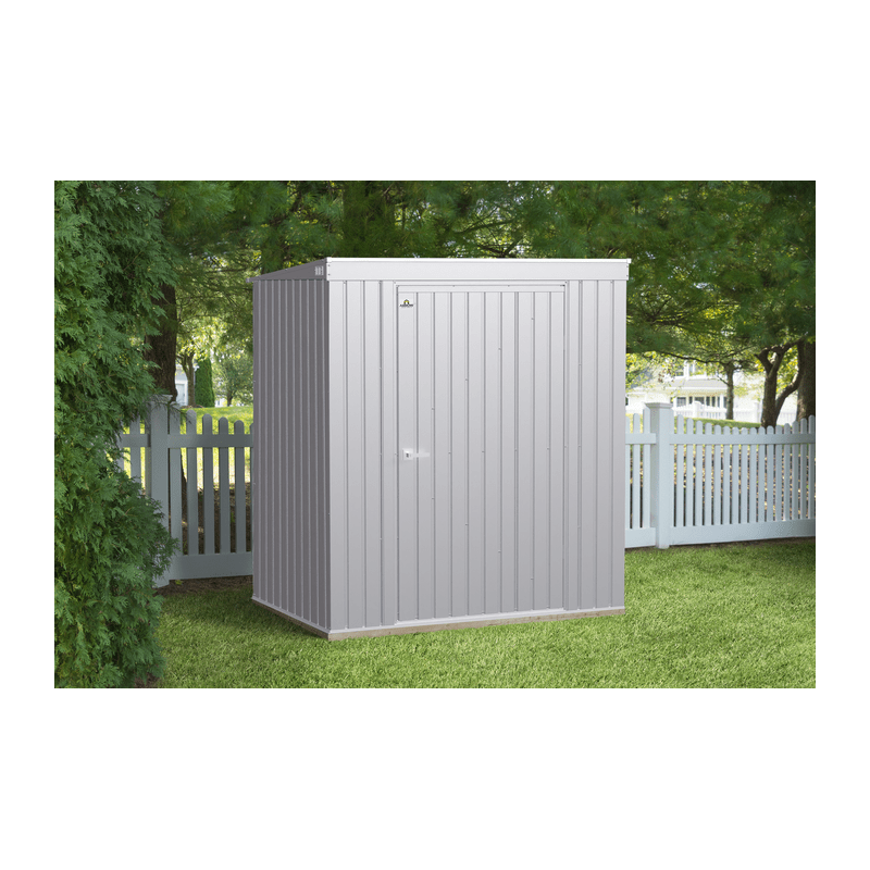 Arrow 6x4 Elite Steel Storage Shed - Silver (EP64AB)