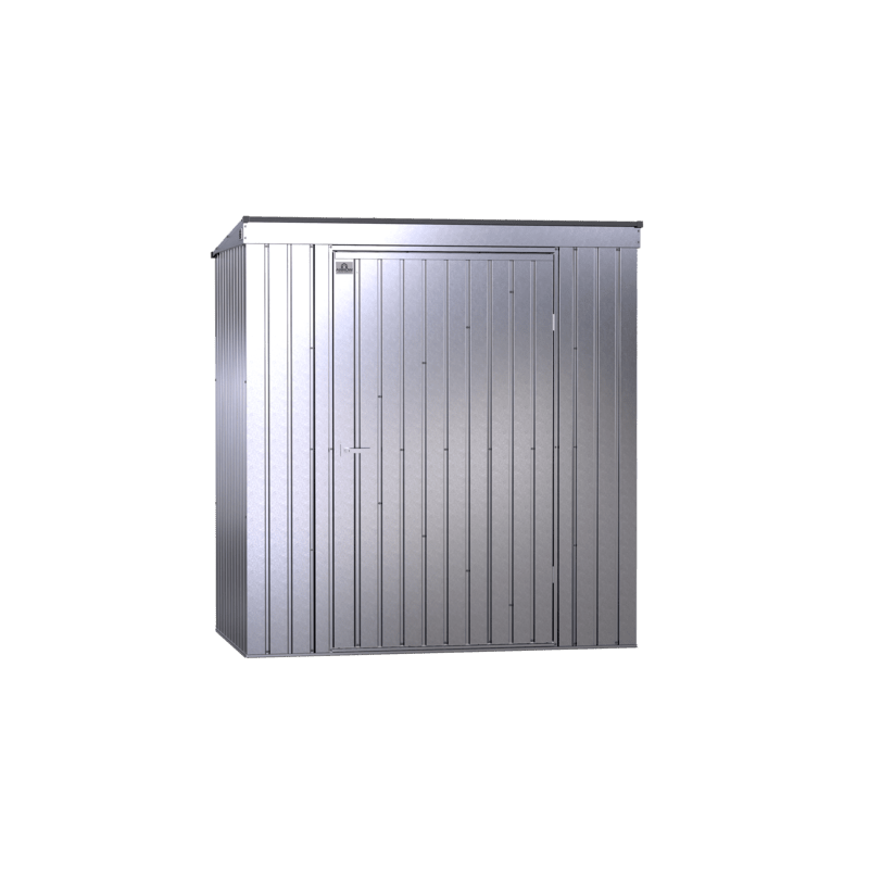 Arrow 6x4 Elite Steel Storage Shed - Silver (EP64AB)