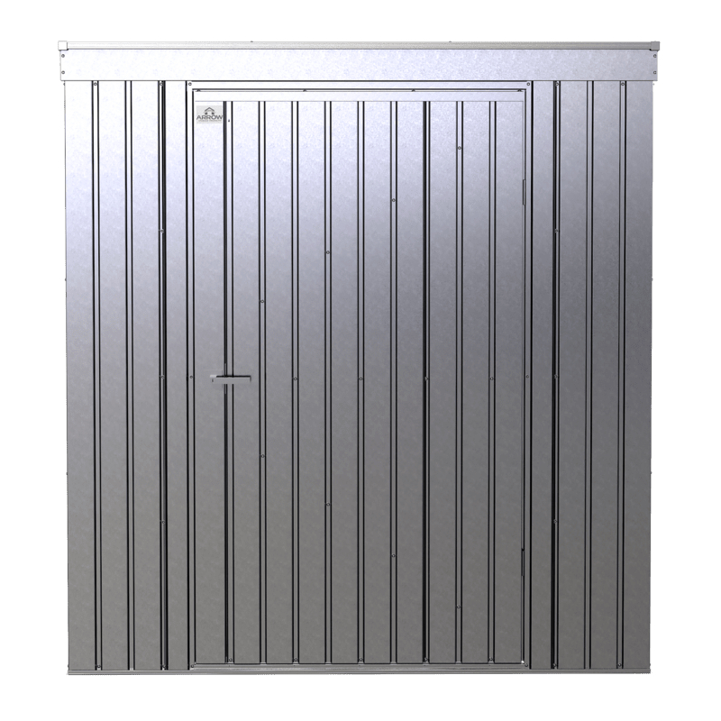 Arrow 6x4 Elite Steel Storage Shed - Silver (EP64AB)