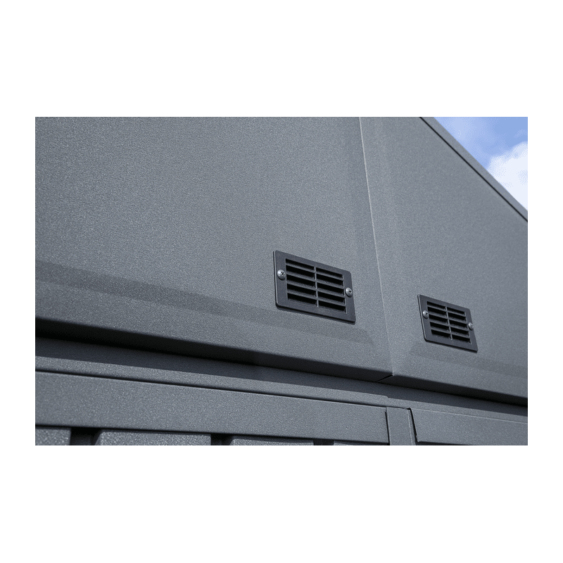 Arrow 12x12 Elite Steel Storage Shed - Anthracite (EG1212AN)