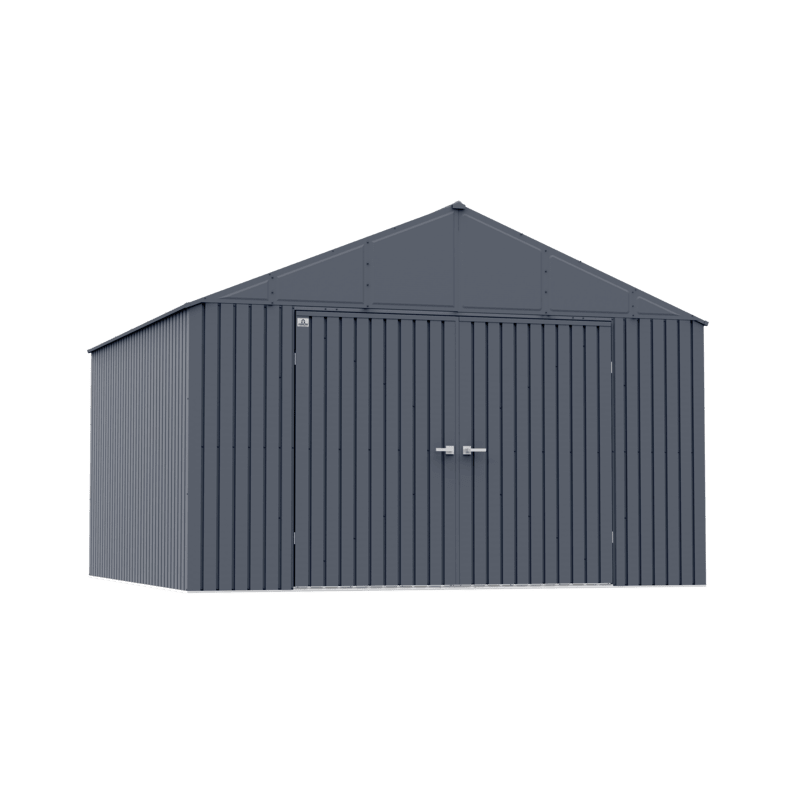 Arrow 12x12 Elite Steel Storage Shed - Anthracite (EG1212AN)