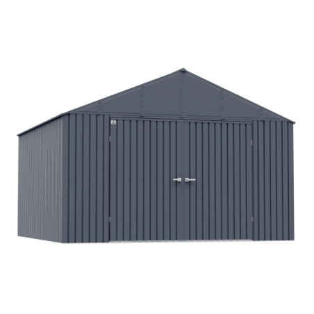 Arrow 12x12 Elite Steel Storage Shed - Anthracite (EG1212AN) Arrow 12x12 Elite Steel Storage Shed - Anthracite (EG1212AN)