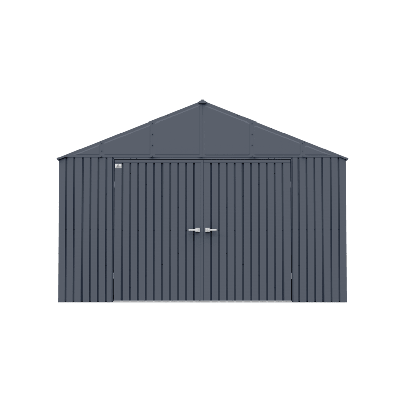 Arrow 12x12 Elite Steel Storage Shed - Anthracite (EG1212AN)