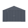 Arrow 12x12 Elite Steel Storage Shed - Anthracite (EG1212AN) Arrow 12x12 Elite Steel Storage Shed - Anthracite (EG1212AN)