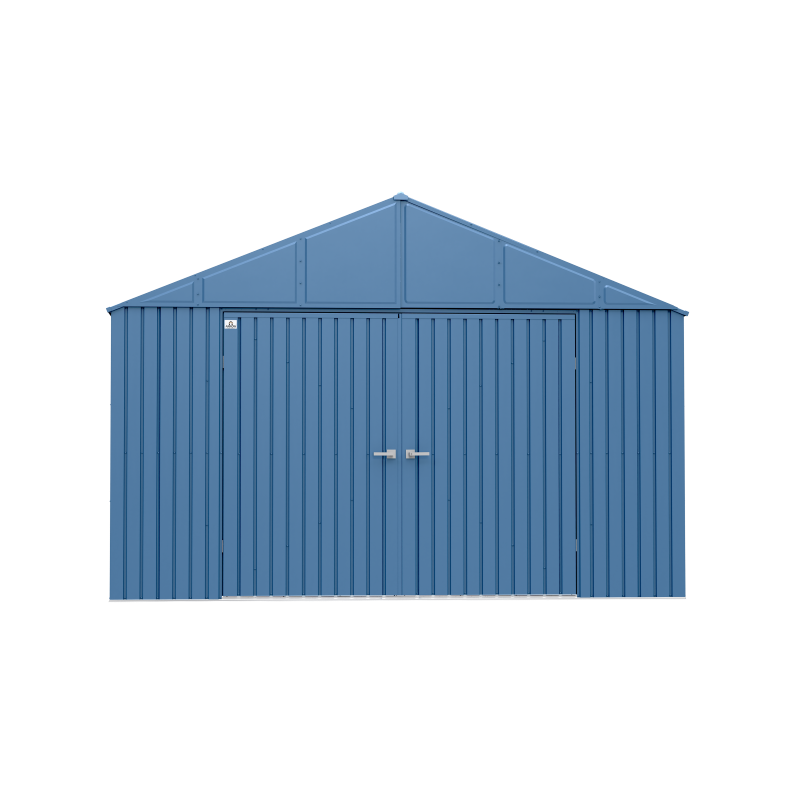Arrow 12x12 Elite Steel Storage Shed - Blue Grey (EG1212BG)
