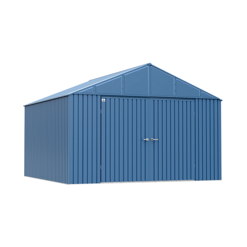 Arrow 12x12 Elite Steel Storage Shed - Blue Grey (EG1212BG)