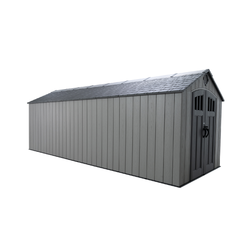 Lifetime 20 x 8 Dual Entry with Carriage Doors -Gray (60456)