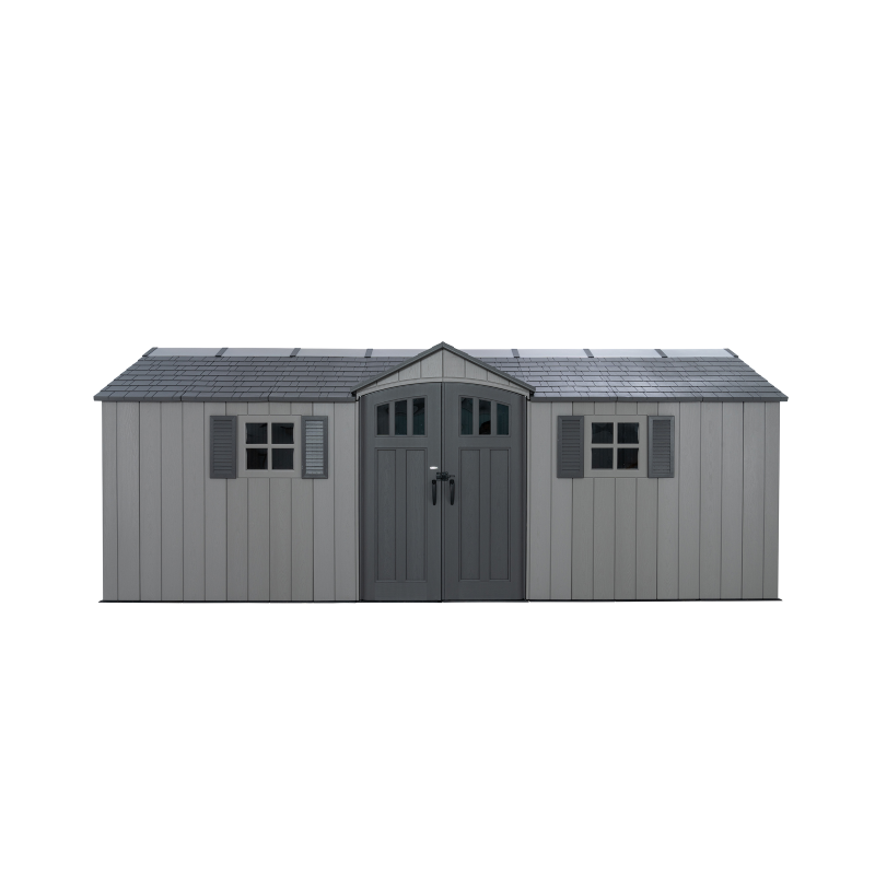 Lifetime 20 x 8 Dual Entry with Carriage Doors -Gray (60456)