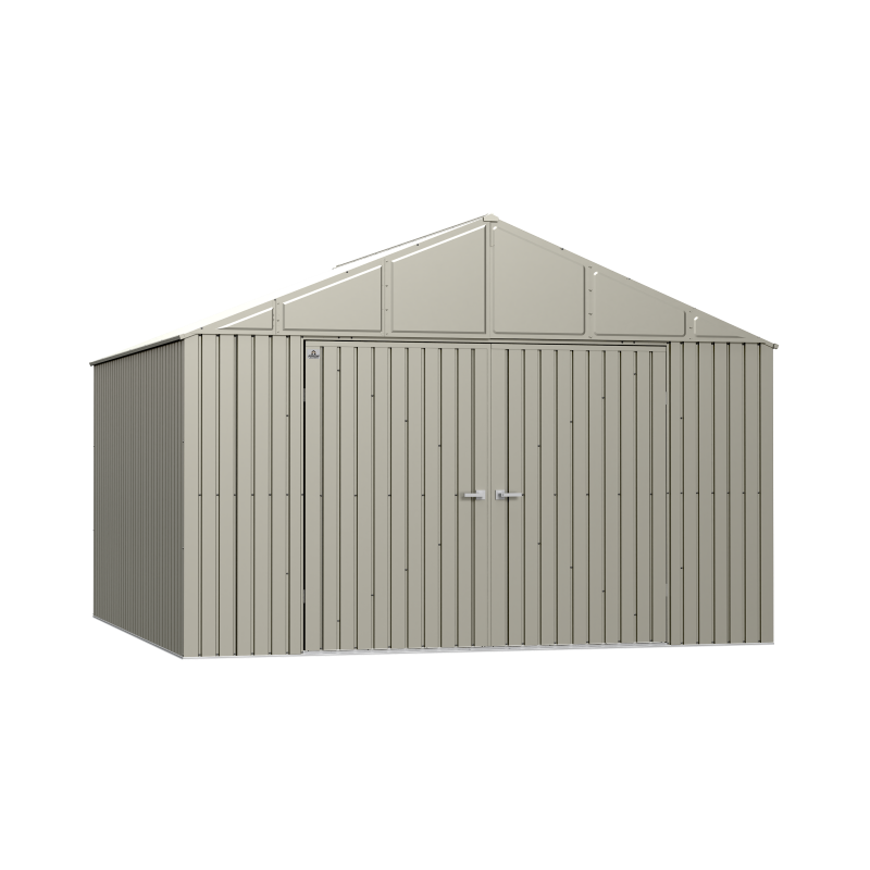 Arrow 12x12 Elite Steel Storage Shed - Cool Grey (EG1212CG)