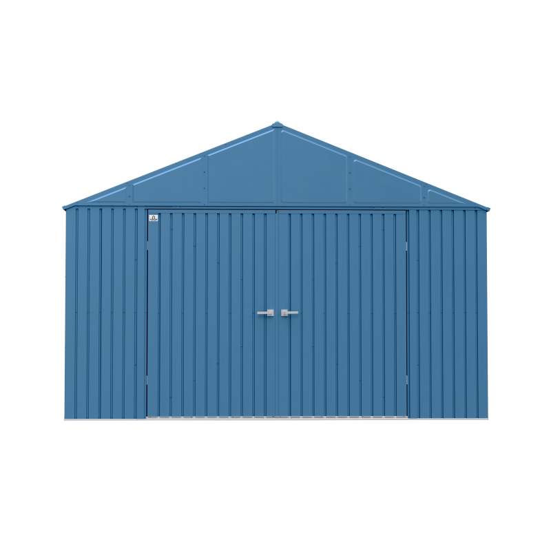 Arrow 12x14 Elite Steel Storage Shed - Blue Grey (EG1214BG)