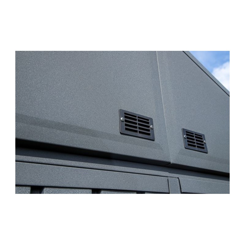 Arrow 12x16 Elite Steel Storage Shed - Anthracite (EG1216AN)