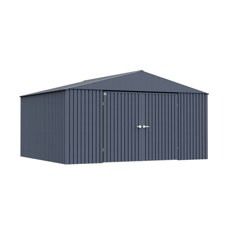 Arrow 14x12 Elite Steel Storage Shed - Anthracite (EG1412AN)