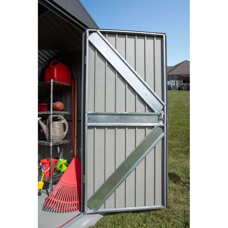 Arrow 14x12 Elite Steel Storage Shed - Anthracite (EG1412AN)