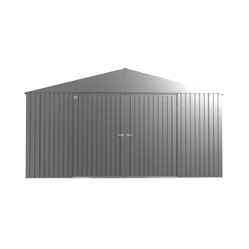 Arrow 14x14 Elite Steel Storage Shed - Galvalume (EG1414AB)