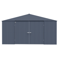 Arrow 14x14 Elite Steel Storage Shed - Anthracite (EG1414AN)