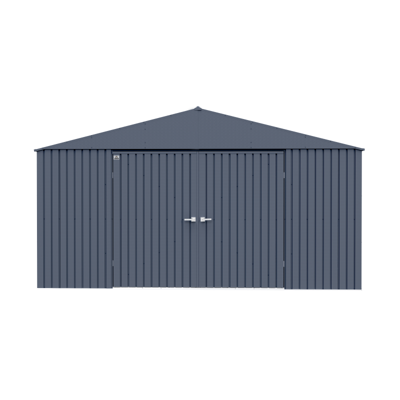 Arrow 14x14 Elite Steel Storage Shed - Anthracite (EG1414AN)