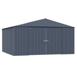Arrow 14x14 Elite Steel Storage Shed - Anthracite (EG1414AN)