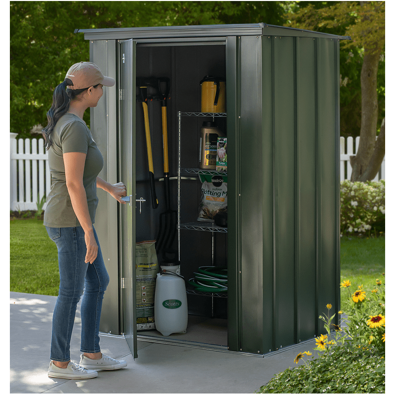 Scotts 4x3 Garden Storage Cabinet-Green (STTPS43)