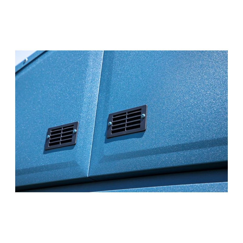 Arrow 14x16 Elite Steel Storage Shed - Blue Grey (EG1416BG)