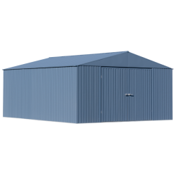 Arrow 14x16 Elite Steel Storage Shed - Blue Grey (EG1416BG)