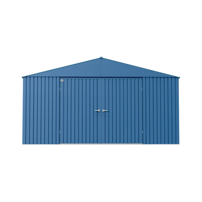Arrow 14x16 Elite Steel Storage Shed - Blue Grey (EG1416BG)