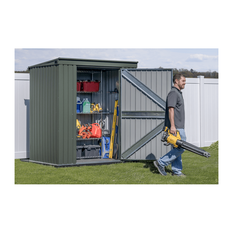 Scotts 6x4 Garden Storage Shed-Green (STTEP64)