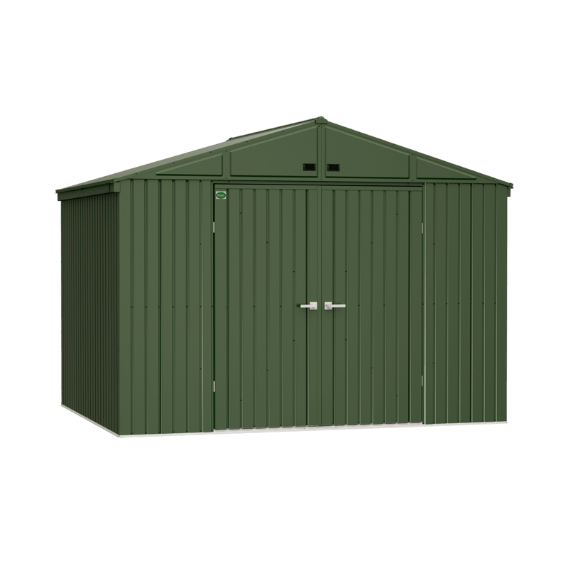 Scotts 10x8 Lawn Care Storage Shed-Green (STTEG108)