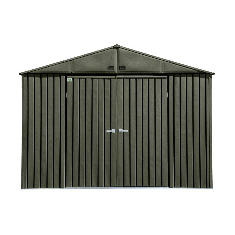Scotts 10x8 Lawn Care Storage Shed-Green (STTEG108)