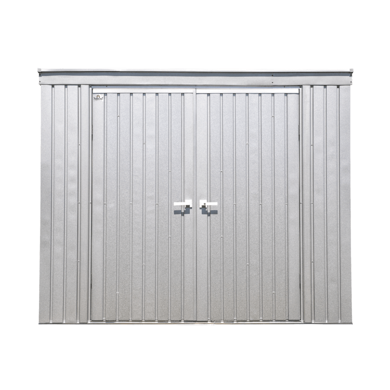 Arrow Elite 8x4 Metal Storage Shed Kit - Silver (EP84AB)