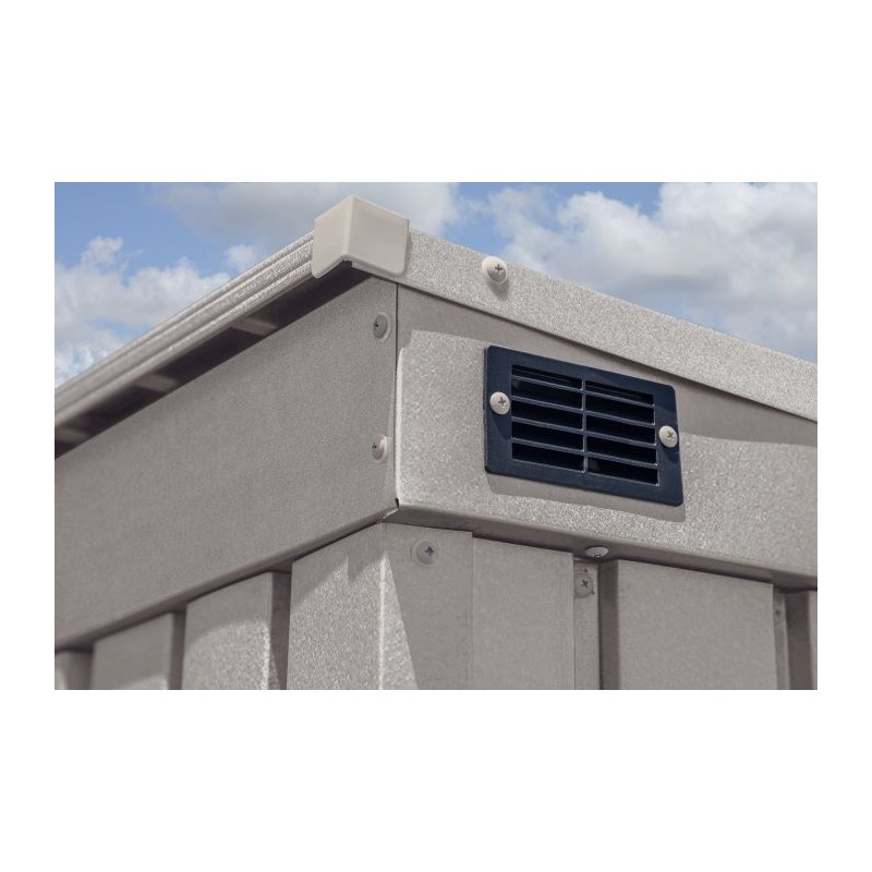 Arrow Elite 10x4 Metal Storage Shed Kit - Cool Grey (EP104CG)