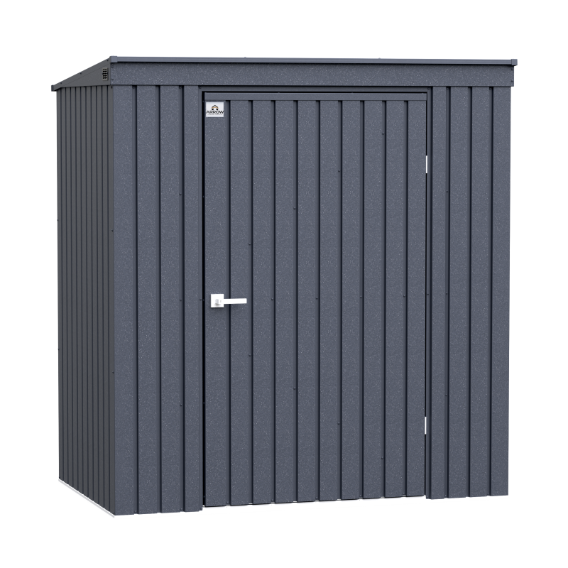 Arrow Elite 6x4 Metal Storage Shed Kit - Anthracite (EP64AN)