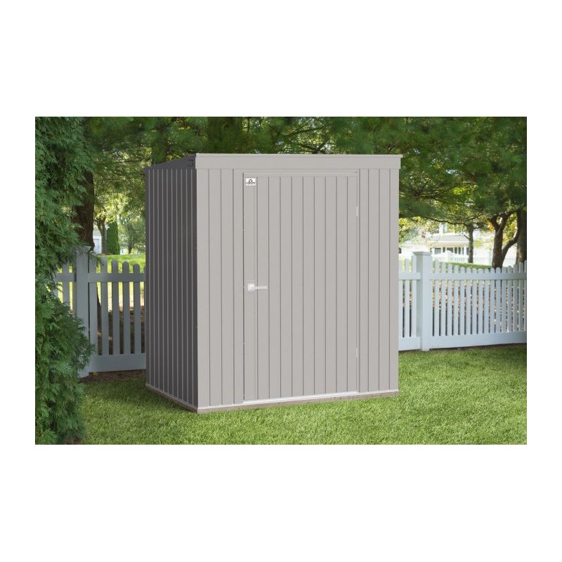 Arrow Elite 6x4 Metal Storage Shed Kit - Cool Grey (EP64CG)