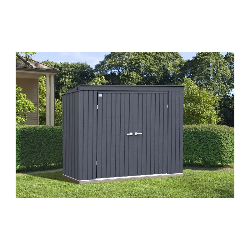 Arrow Elite 8x4 Metal Storage Shed Kit - Anthracite (EP84AN)