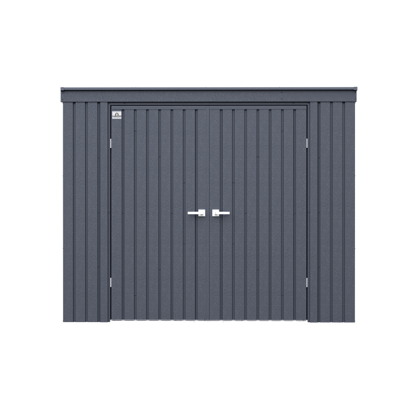 Arrow Elite 8x4 Metal Storage Shed Kit - Anthracite (EP84AN)