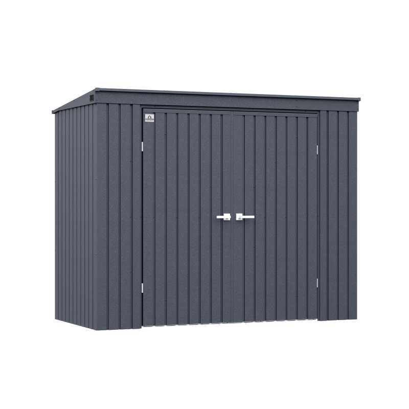 Arrow Elite 8x4 Metal Storage Shed Kit - Anthracite (EP84AN)