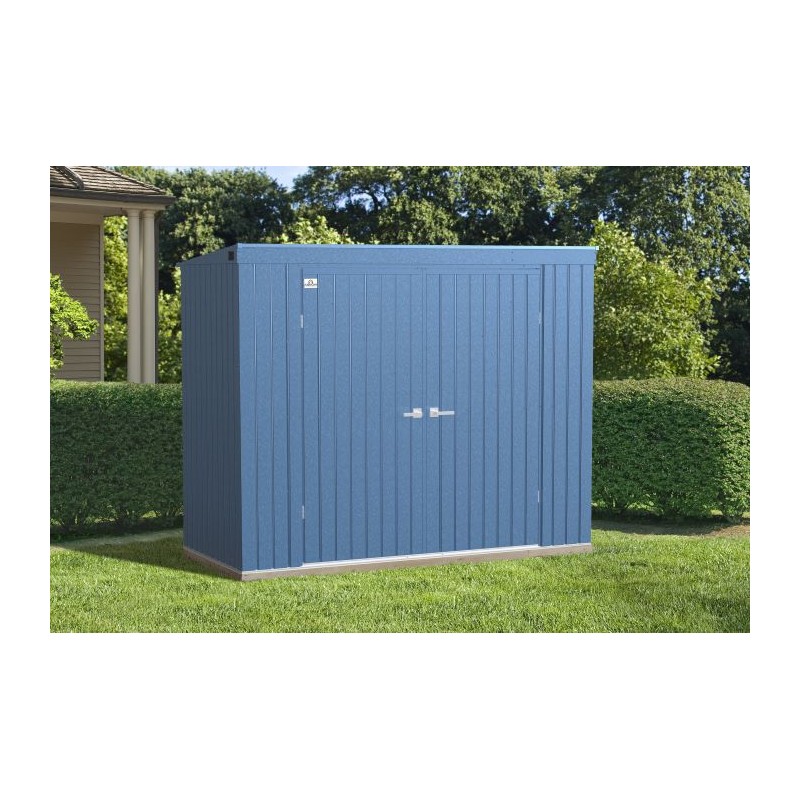 Arrow Elite 8x4 Metal Storage Shed Kit - Blue Grey (EP84AN)