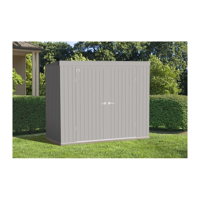 Arrow Elite 8x4 Metal Storage Shed Kit - Cool Grey (EP84CG)
