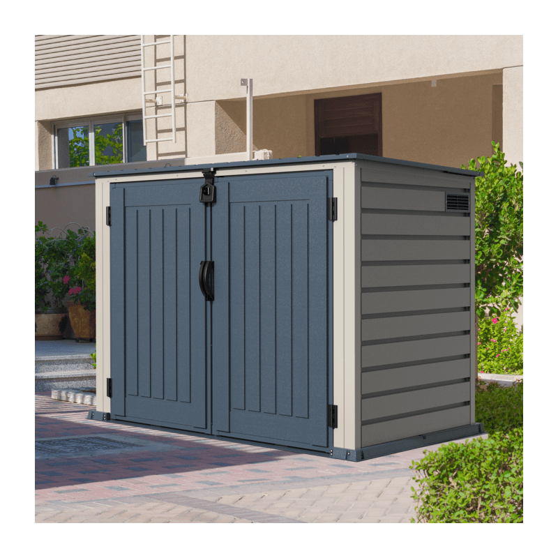 Duramax 6x3 MultiStore Vinyl Garbage Bin Shed (90225)