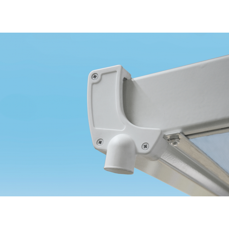 Palram - Canopia 10x60 Feria Patio Cover Kit - White (HG9360)