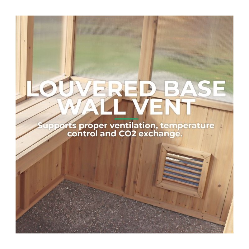 Yardistry 6.7x9.7 Meridian Greenhouse Kit (YM11950XCOM)