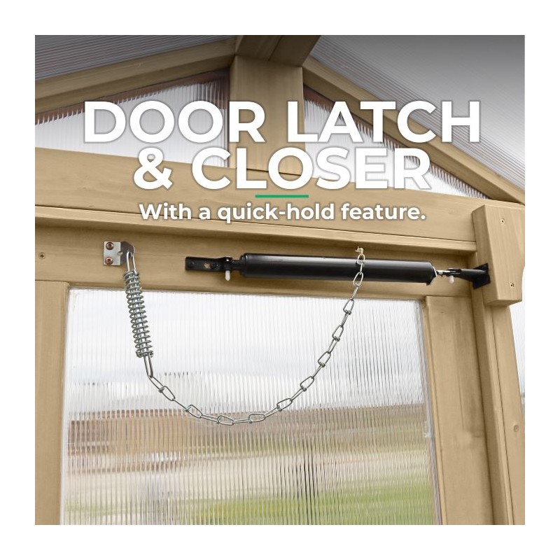 Yardistry 6.7x 6 Meridian Greenhouse Kit (YM11947COM)