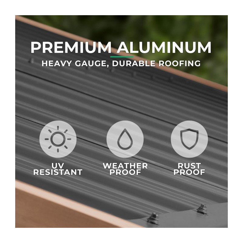 Yardistry 14x34 Multi-Purpose Shade Structure Kit (YM12871)