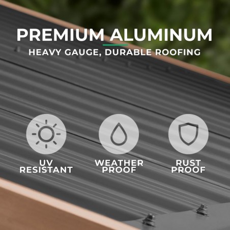 Yardistry 14x34 Multi-Purpose Shade Structure Kit (YM12871COM)