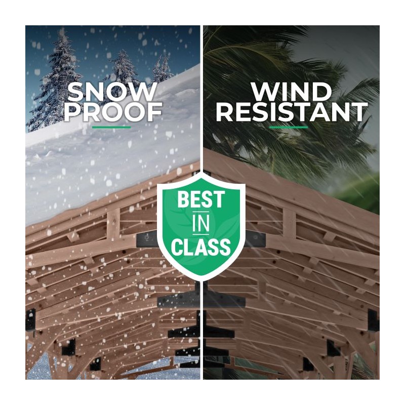 Yardistry 14x34 Multi-Purpose Shade Structure Kit (YM12871)