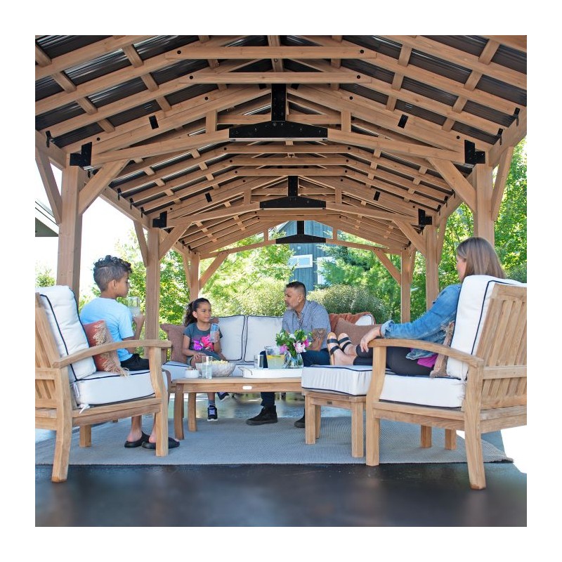 Yardistry 14x25 Multi-Purpose Shade Structure Kit (YM12870COM)