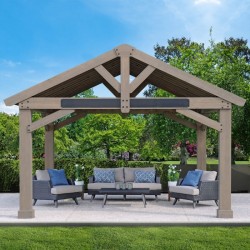 Yardistry 16x14 Timber Frame Pavilion Kit (YM12904COM)