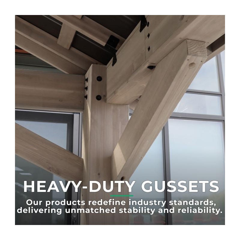 Yardistry 16x14 Timber Frame Pavilion Kit (YM12904COM)