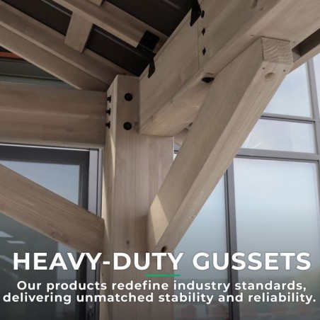 Yardistry 16x14 Timber Frame Pavilion Kit (YM12904COM)