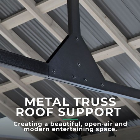 Yardistry 16x14 Timber Frame Pavilion Kit (YM12904COM)